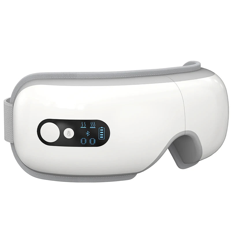 Eye Massager 3 Modes Smart Heating Vibration Massager with Bluetooth Music 180° Foldable for Eye Strain Relief
