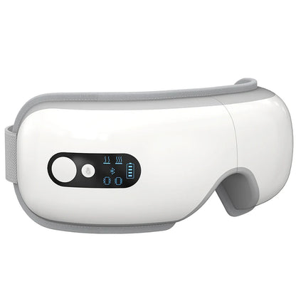 Eye Massager 3 Modes Smart Heating Vibration Massager with Bluetooth Music 180° Foldable for Eye Strain Relief